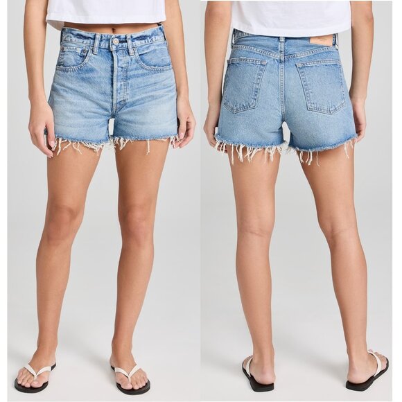 Moussy Vintage Troppard Denim Shorts Size 30 NWT - Picture 1 of 4